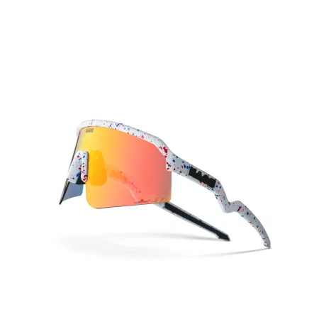 Lunettes de vélo Ziris photochromiques blanc funfetti - Adaptation automatique luminosité - NAOS