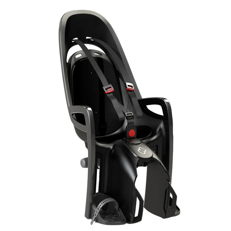 Siège vélo enfant avec adaptateur porte-bagages - Installation facile et sécurisée - HAMAX