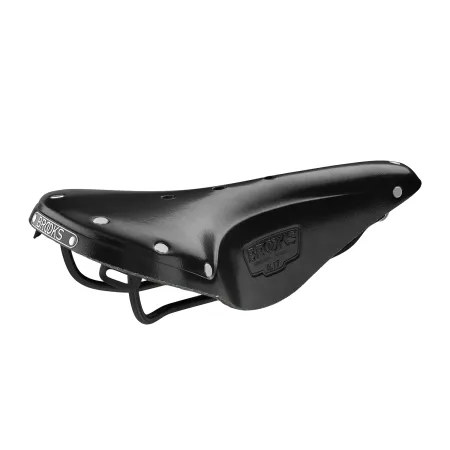 Selle vélo cuir étroite noire - Confort sportif profilé - BROOKS