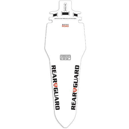 Protection de cadre vélo route arriere blanc - Anti-eclats et anti-projections - RRP