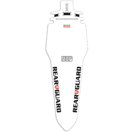 Protection de cadre vélo route arriere blanc - Anti-eclats et anti-projections - RRP