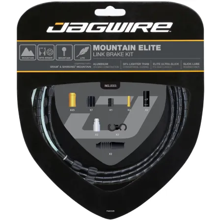 Kit de frein vélo VTT haut de gamme - Gaine articulée durable et précise - JAGWIRE
