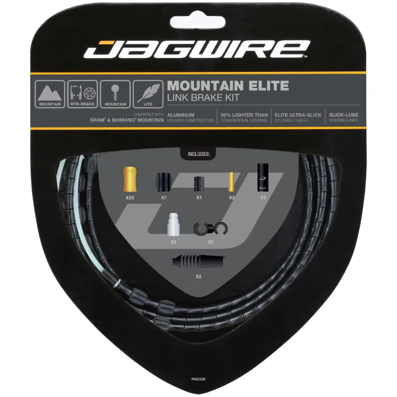 Kit de frein vélo VTT haut de gamme - Gaine articulée durable et précise - JAGWIRE