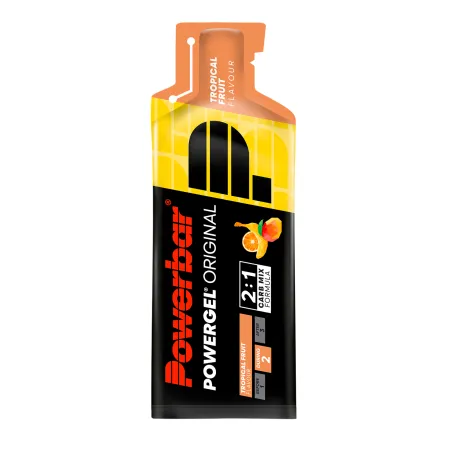 Gel energetique cyclisme fruits tropicaux - Coup de boost rapide boite de 24 - POWERBAR