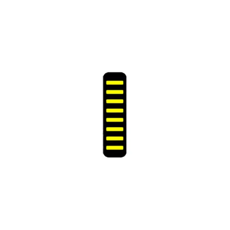 Sticker mini protection fourche vélo jaune - Personnalisation - RRP