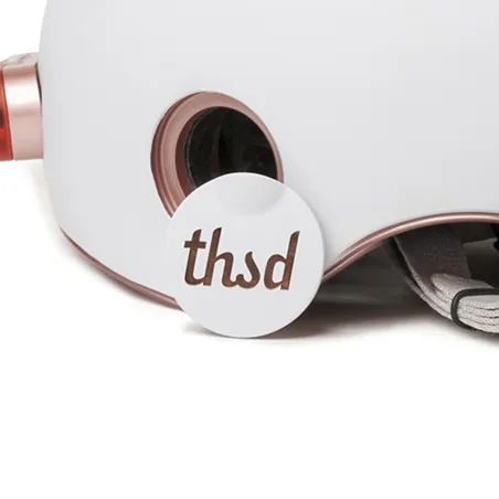 Antivol casque vélo blanc - Fixation rapide et sécurisée - THOUSAND