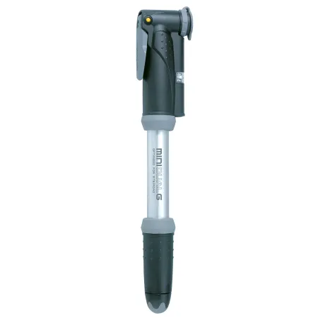 Mini pompe vélo double valve compacte - Compatible Presta et Schrader - TOPEAK