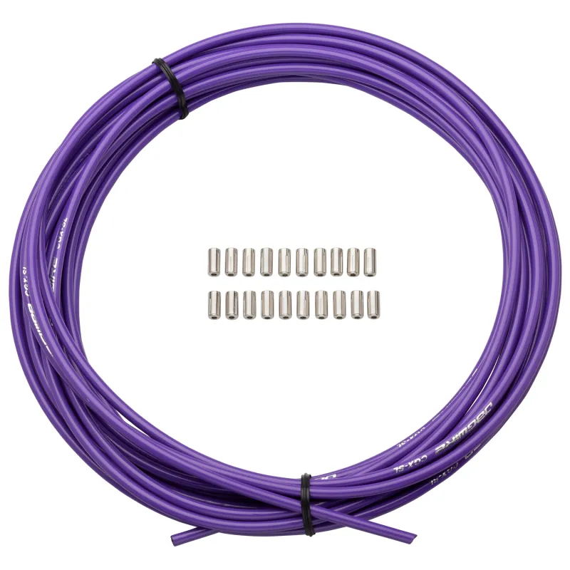 Gaine de frein vélo lubrifiée 5mm - Bobine 10m violette - JAGWIRE