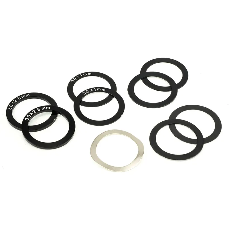 Kit d'entretoises pour boîtier BB30 - Ajustement précis du montage - ENDURO BEARINGS