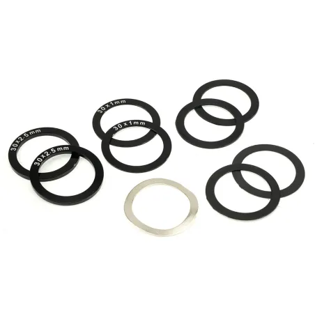 Kit d'entretoises pour boîtier BB30 - Ajustement précis du montage - ENDURO BEARINGS