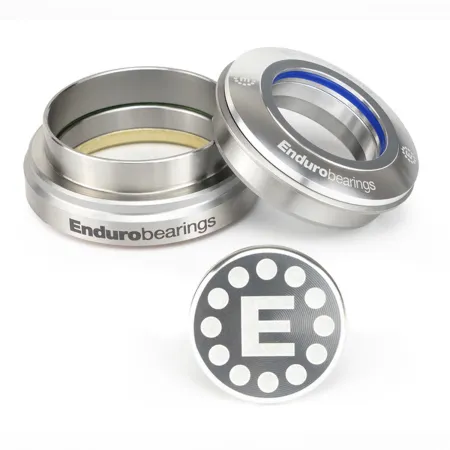 Cuvette jeu de direction Zero Stack argent - Compatibilite universelle robuste - ENDURO BEARINGS