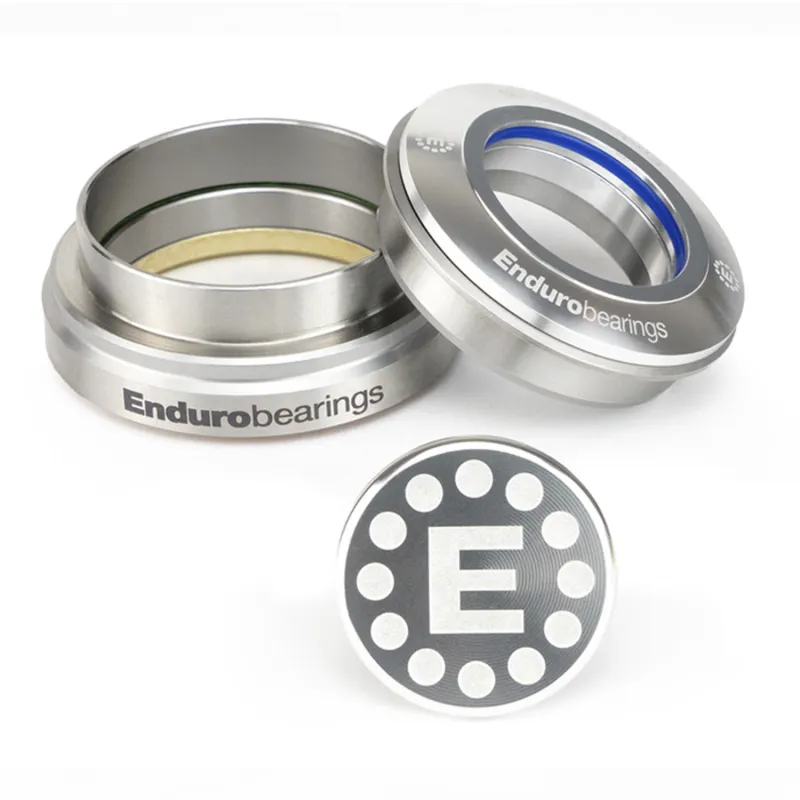 Cuvette jeu de direction Zero Stack argent - Compatibilite universelle robuste - ENDURO BEARINGS