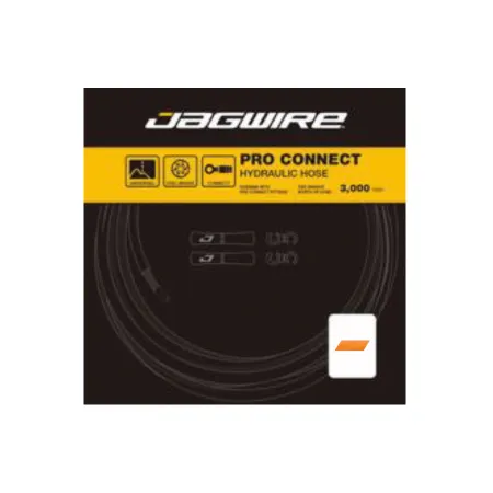 Durite hydraulique frein vélo orange - Connexion rapide freinage fiable - JAGWIRE