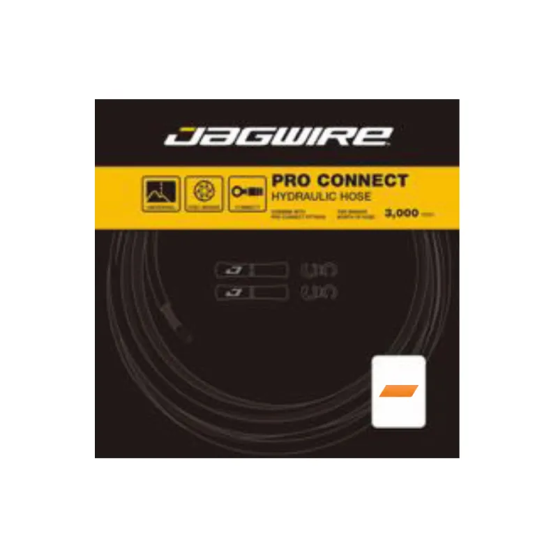 Durite hydraulique frein vélo orange - Connexion rapide freinage fiable - JAGWIRE