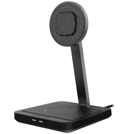 Chargeur sans fil double poste bureau - Recharge simultanee deux appareils - QUAD LOCK