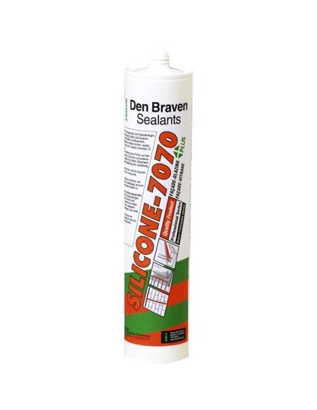 Mastic silicone 7070 plus translucide batiment construction cart 310 ml - DEN BRAVEN - Equipe Ton camping-car - 3290670241019