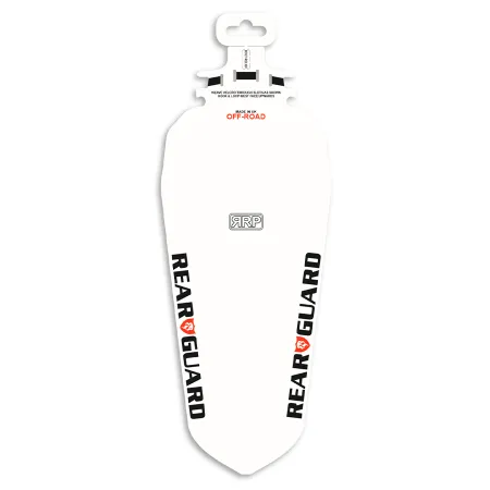 Protection de cadre vélo tout terrain arriere blanc - Anti-eclats et anti-projections - RRP