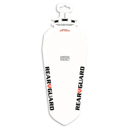 Protection de cadre vélo tout terrain arriere blanc - Anti-eclats et anti-projections - RRP