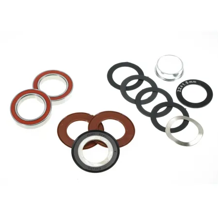 Kit boîtier de pédalier BB90/95 Shimano - Roulement céramique hybride léger - ENDURO BEARINGS