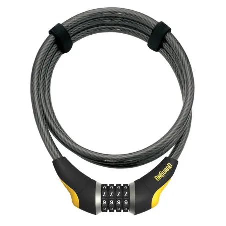Antivol combinaison vélo Akita 185cm - Verrouillage sans cle renforce - ONGUARD
