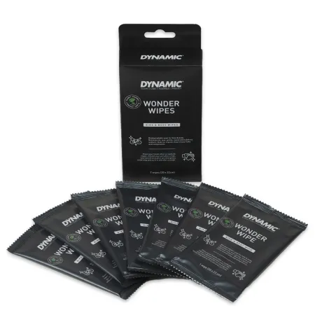 Lingettes nettoyantes vélo lot de 7 - Nettoyage rapide et pratique - DYNAMIC