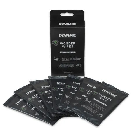 Lingettes nettoyantes vélo lot de 7 - Nettoyage rapide et pratique - DYNAMIC