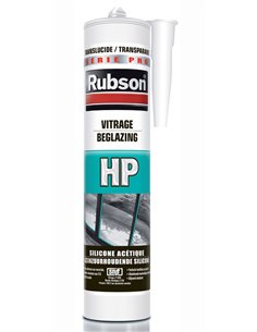 Mastic Hp Vitrage Blanc  300ml - RUBSON - Equipe Ton camping-car - 3178040647725