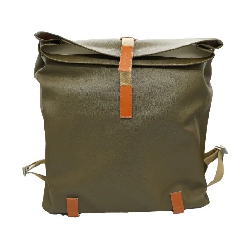 Sac porte-bagages velo cuir 26L vert mousse - Grande capacite urbaine - BROOKS