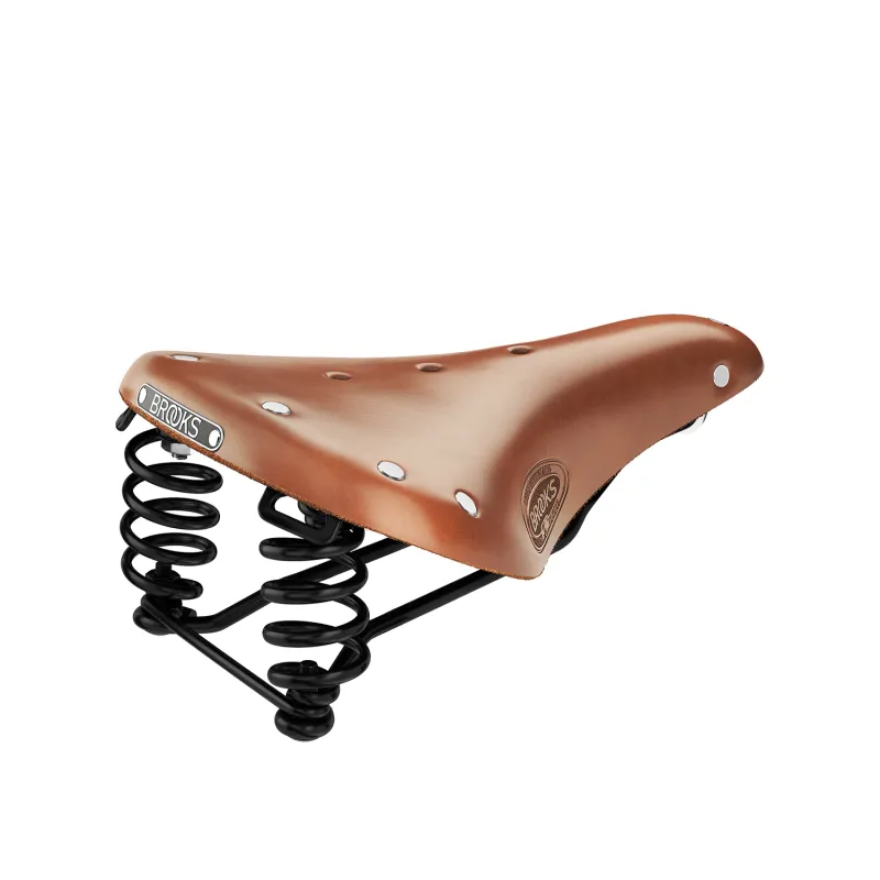 Selle vélo cuir courte - Confort cycliste route et ville - BROOKS