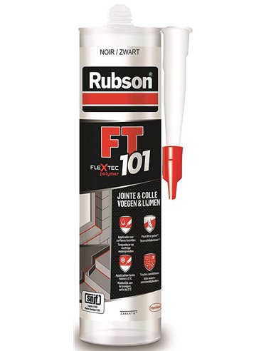 Mastic Ft101 Noir        280ml - RUBSON - Equipe Ton camping-car