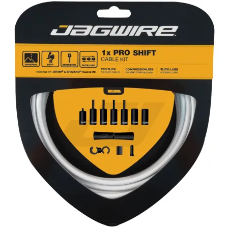 Kit de câble de dérailleur vélo mono-plateau - Passage de vitesses fluide - JAGWIRE