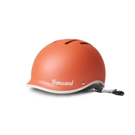 Casque vélo urbain taille S abricot - Protection certifiée design moderne - THOUSAND