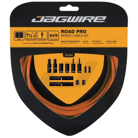 Kit câble et gaine de frein route professionnel - Freinage précis - JAGWIRE