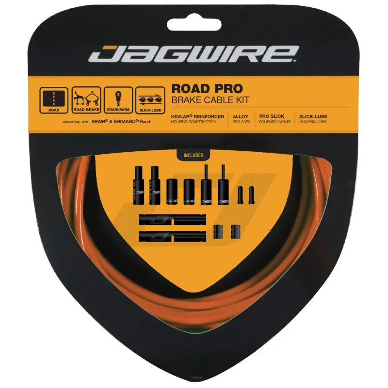 Kit câble et gaine de frein route professionnel - Freinage précis - JAGWIRE