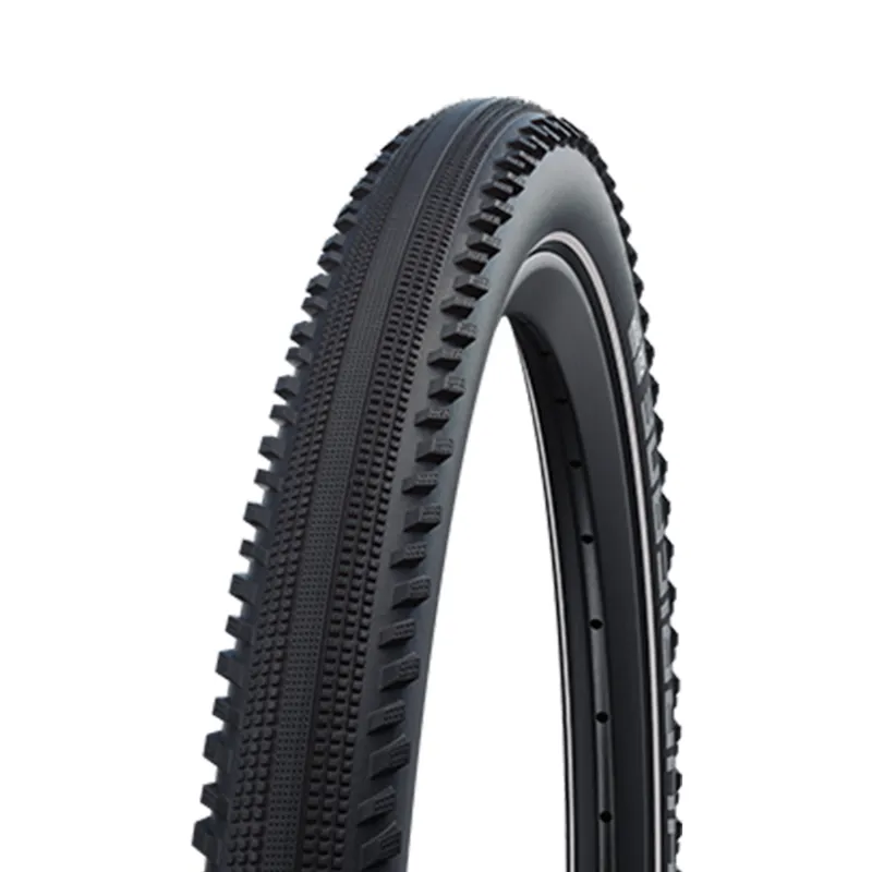 Pneu vélo 26 pouces avec renfort anti-crevaison - Bande réfléchissante sécurité - SCHWALBE