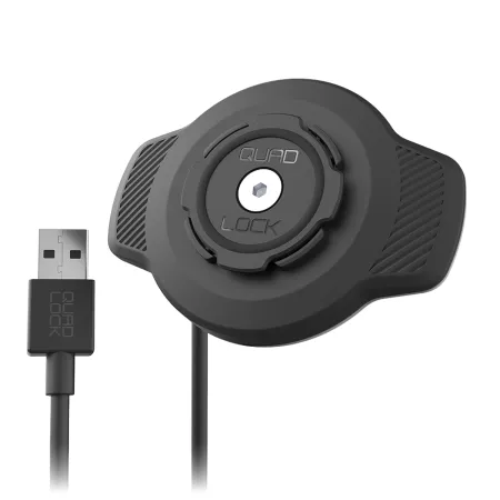 Support de charge sans fil étanche vélo électrique - Compatible tête E-Bike - QUAD LOCK