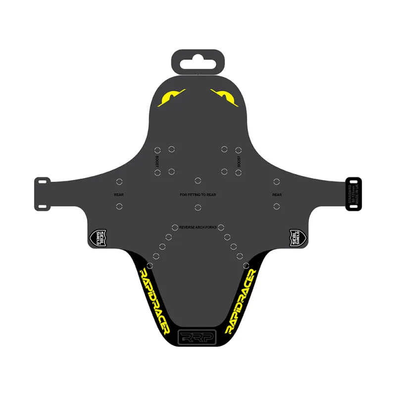 Protection de cadre vélo enduro jaune standard - Anti-eclats renforce VTT descente - RRP