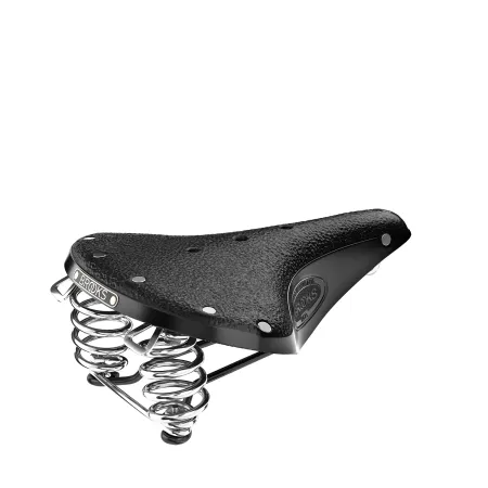 Selle vélo cuir courte noire - Confort route et randonnée - BROOKS