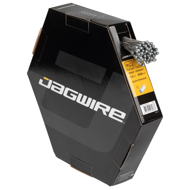 Câble de frein route inox glissant - Lot de 100 compatible SRAM/Shimano - JAGWIRE