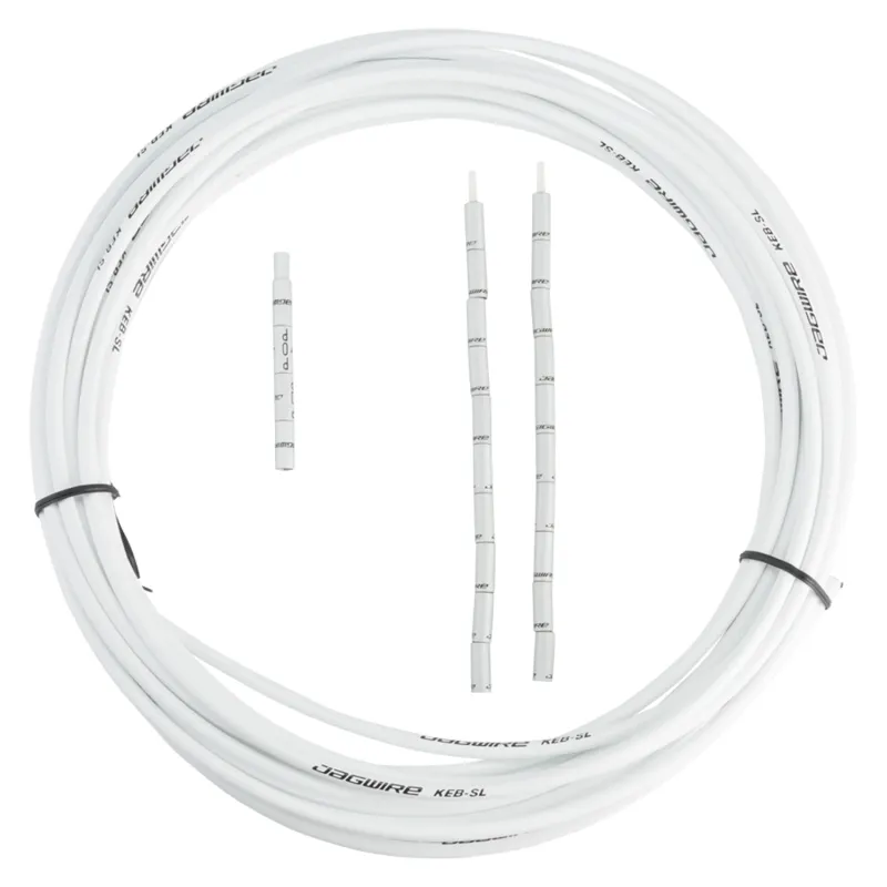 Gaine de frein vélo lubrifiée 5mm 10m avec embouts - Glisse durable - JAGWIRE