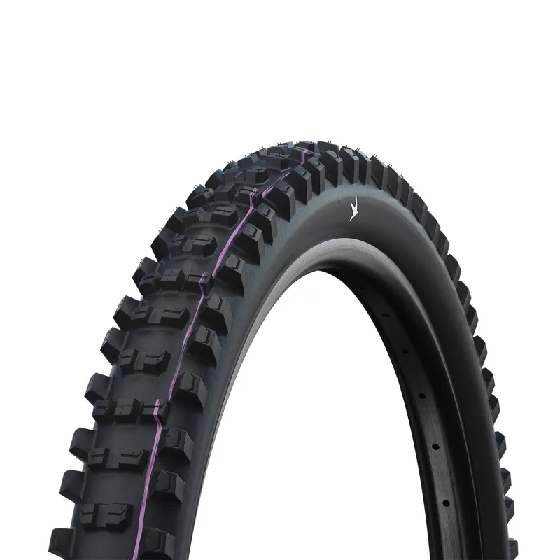 Pneu VTT arrière tubeless 27.5 pouces Shredda - Adhérence extrême en descente - SCHWALBE