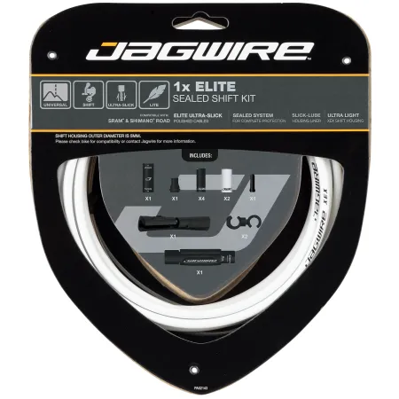 Kit câble et gaine de dérailleur étanche haut de gamme - Durabilité renforcée - JAGWIRE