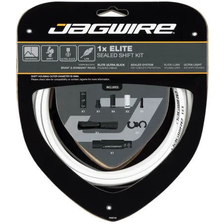 Kit câble et gaine de dérailleur étanche haut de gamme - Durabilité renforcée - JAGWIRE