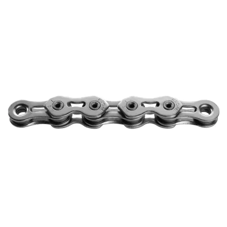 Chaine velo BMX fine ultra legere argentee - Finition nickelee - KMC