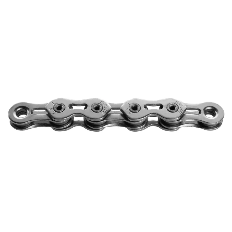 Chaine velo BMX fine ultra legere argentee - Finition nickelee - KMC