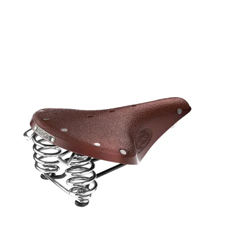 Selle vélo cuir courte marron - Confort route et randonnée - BROOKS