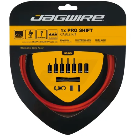 Kit de câble de dérailleur vélo mono-plateau - Passage de vitesses fluide - JAGWIRE