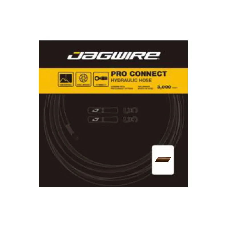 Durite hydraulique frein vélo marron cacao - Connexion rapide freinage fiable - JAGWIRE
