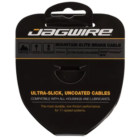 Câble de frein vélo VTT inox ultra glisse - Performance haut de gamme SRAM/Shimano - JAGWIRE