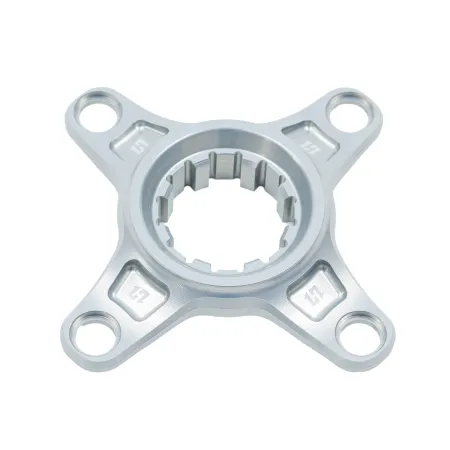 Araignee de pedalier velo brute - Transmission rigide et compatible plateaux - HXR COMPONENTS